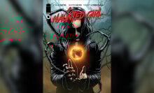 Cover of the first issue of the comic miniseries "A Haunted Girl."