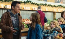 Ben Stiller with Atlas, Arlo, Ulysses, and Homer Janson in "Nutcrackers."