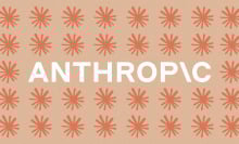 Anthropic text surrounded by asterik logos