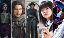 Composite of images from Netflix action movies.