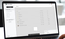 FolderFort website on laptop screen