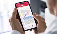 SwiftScan app on phone screen