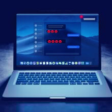 A computer screen with trolling activity happening.