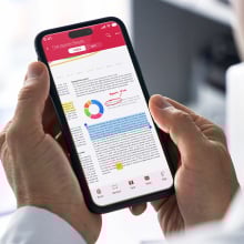 SwiftScan app on phone screen
