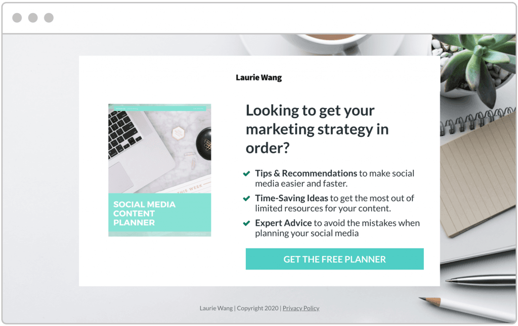 Learn how Laurie Wang achieve 60%+ conversion rates.